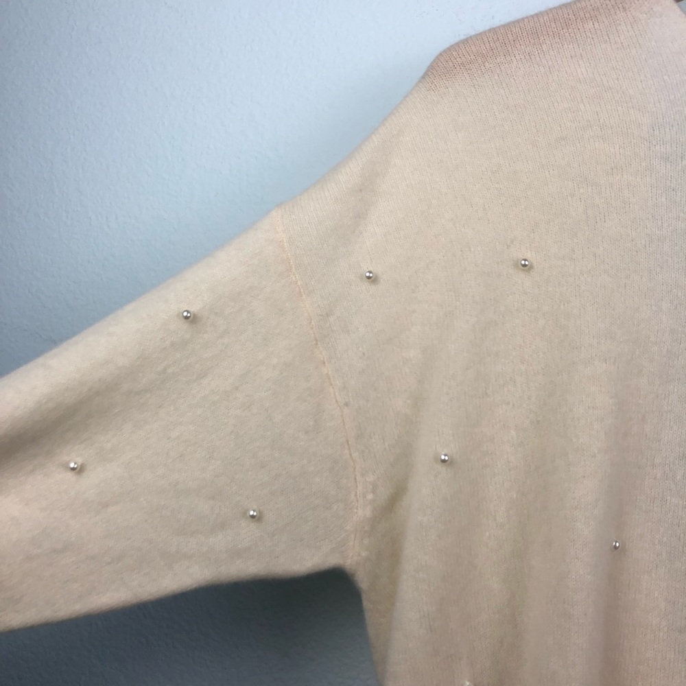 Wildfox Moulin pearl cashmere surplice sweater - Picture 5 of 8